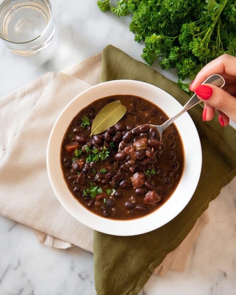 Brazilian Black Beans with Sausage and Bacon Recipe