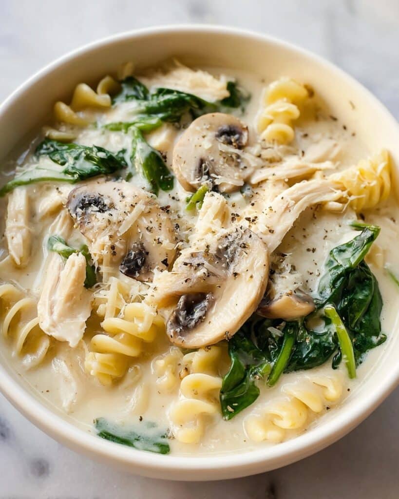Creamy Chicken Lasagna Soup Recipe