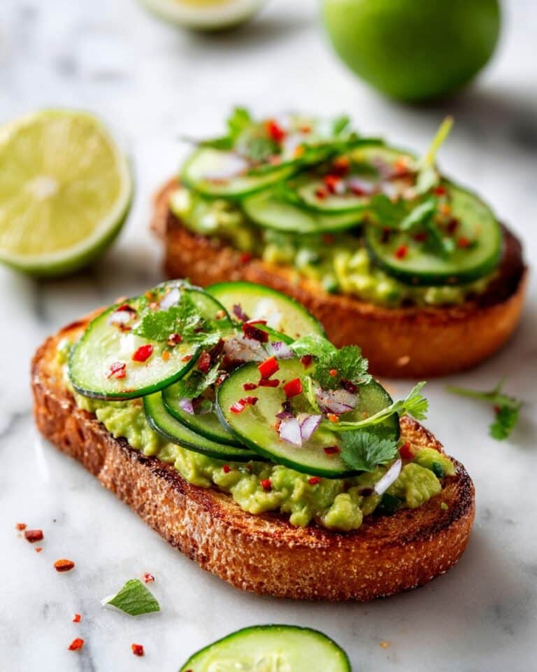 Bright and Fresh Avocado Salad with Cucumbers, Red Onion, and Lime Recipe