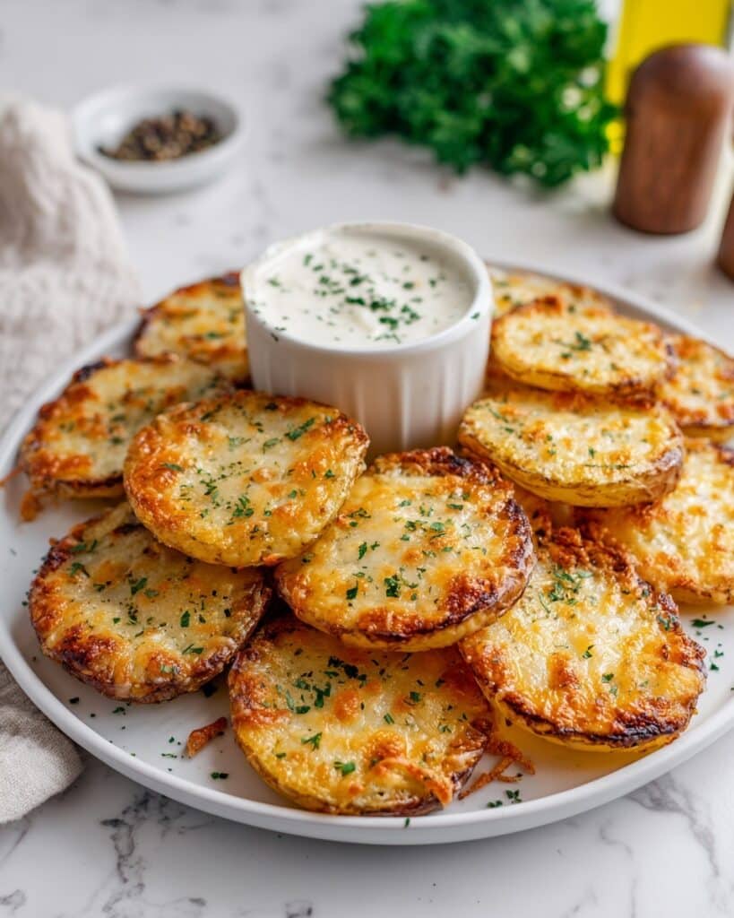 Cheesy Potato Rounds Recipe