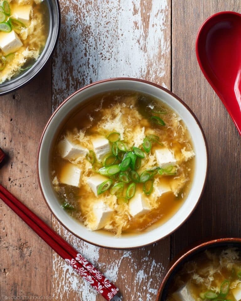 Tofu Egg Drop Soup Recipe