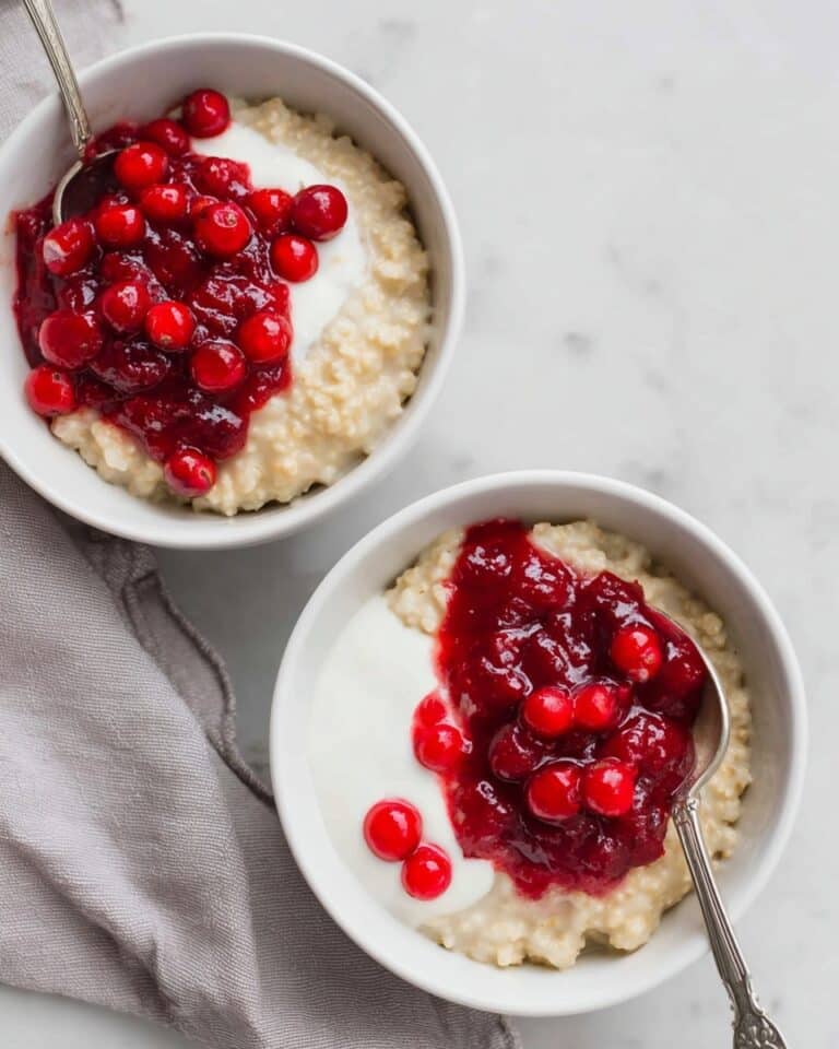 Creamy Barley Breakfast Porridge Recipe