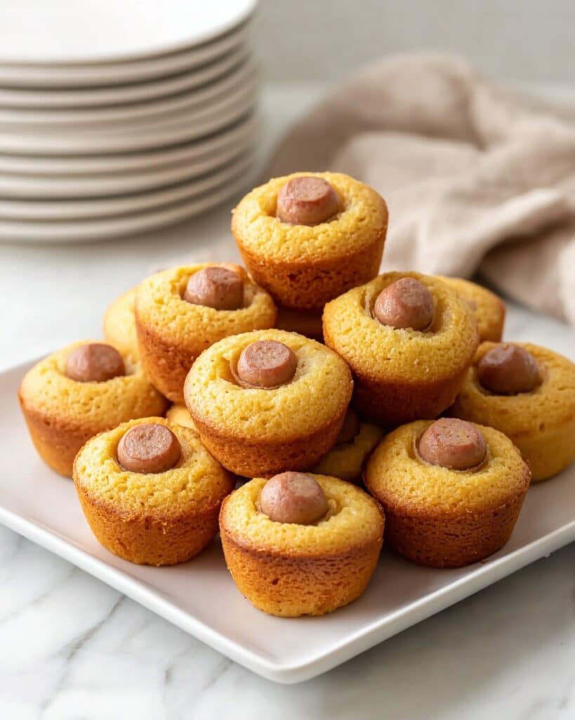 Southern Corn Dog Bites (3 Ingredients) Recipe