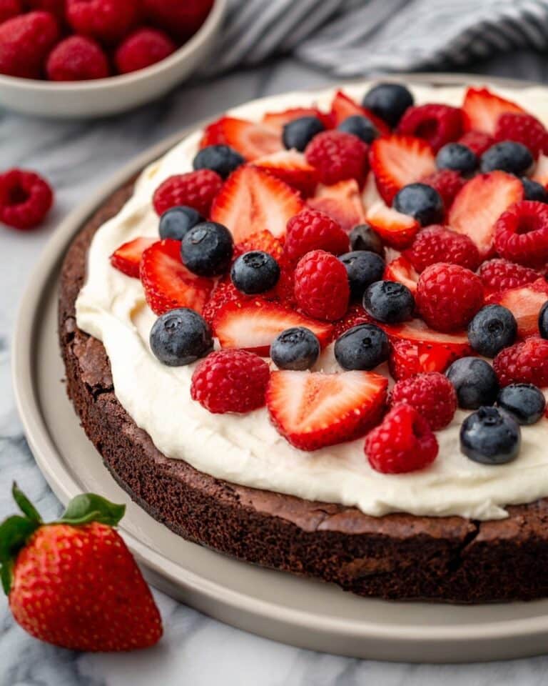 Brownie Fruit Pizza Recipe