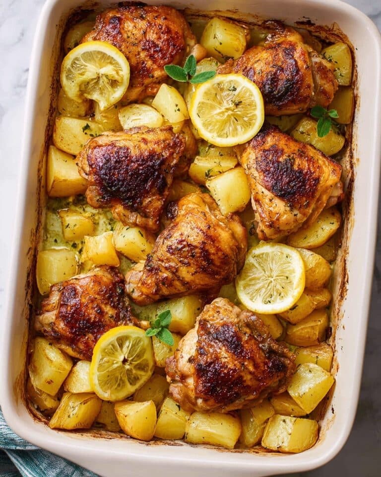 Greek Lemon Chicken and Potatoes Recipe