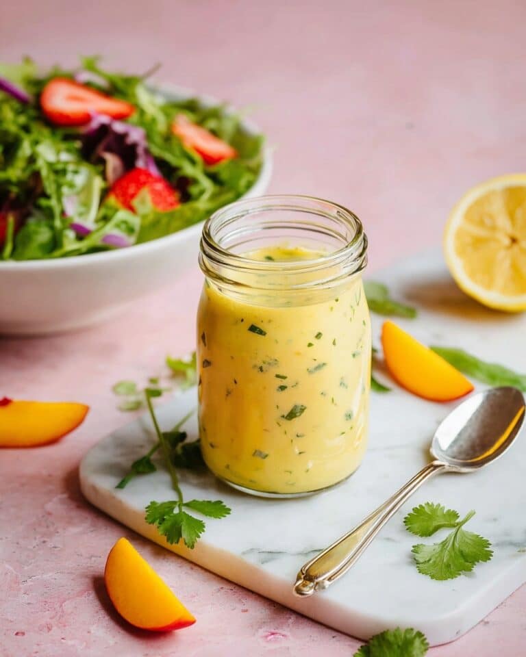 Refreshing Peach Vinaigrette Recipe