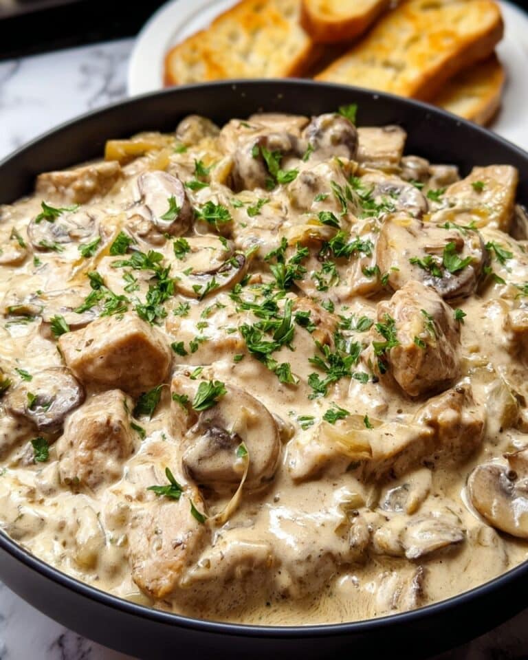 Creamy Beef and Mushroom Stroganoff Recipe