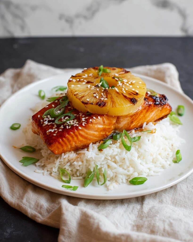 Teriyaki Pineapple Salmon Recipe