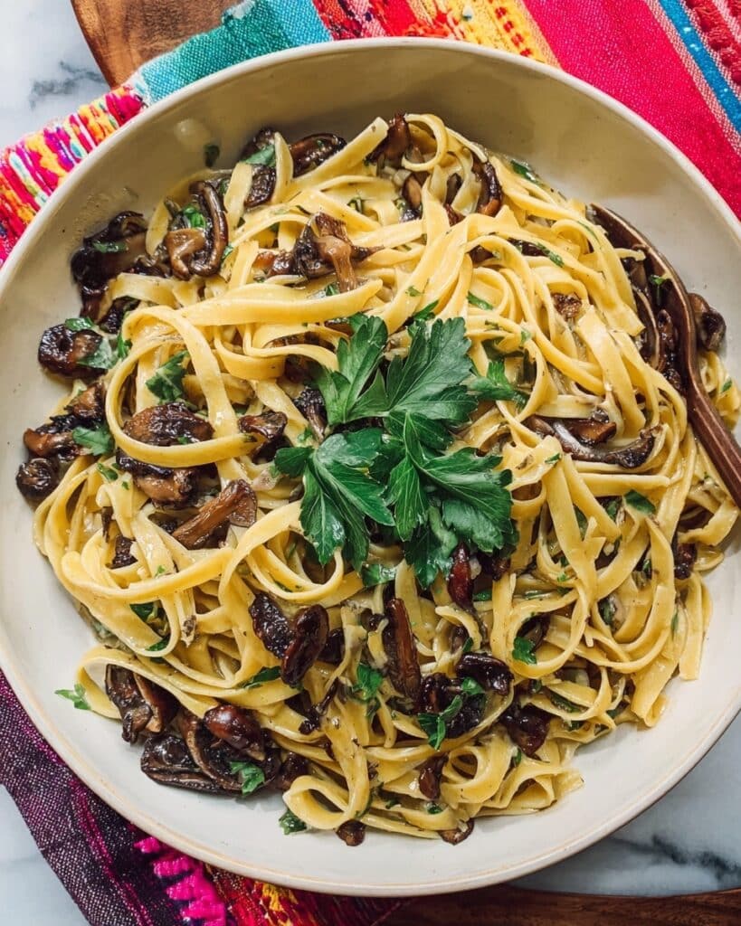 Tagliatelle with Porcini Mushrooms Recipe