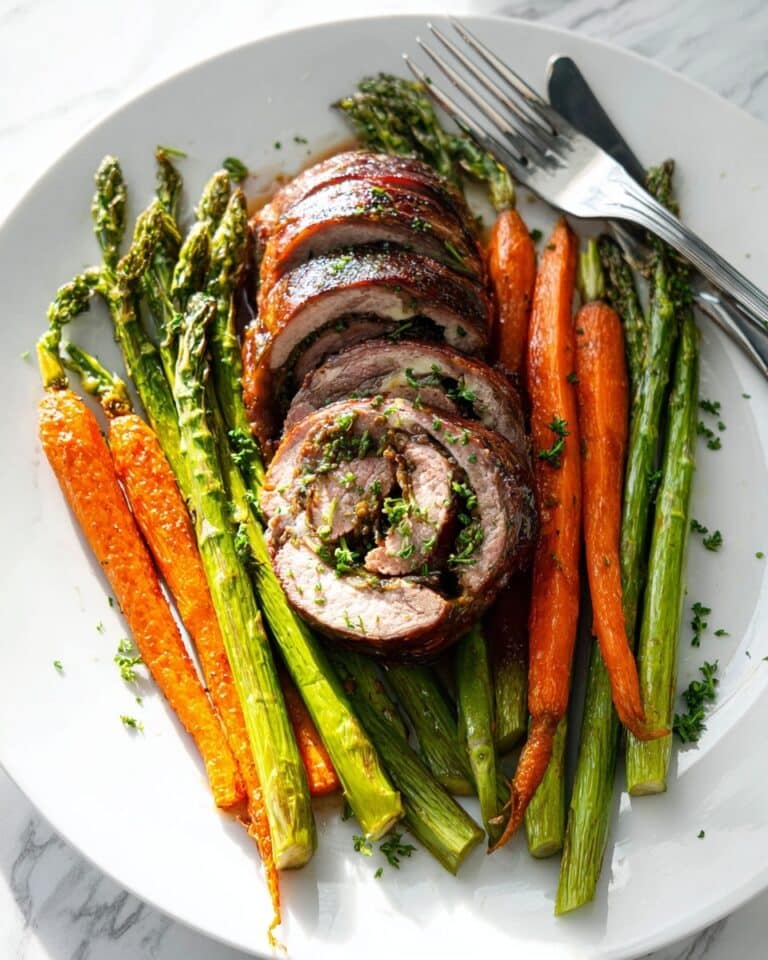 Mushroom Stuffed Flank Steak Recipe