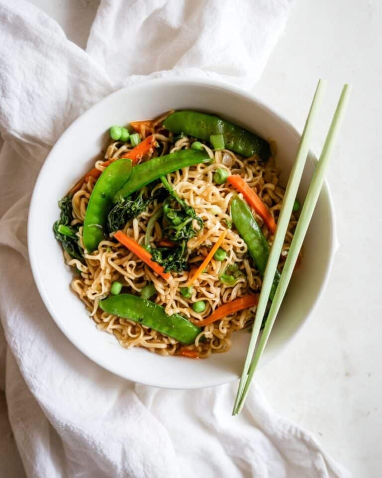 Shirataki Noodles with Almond Butter Sauce (Vegan + Gluten-free) Recipe