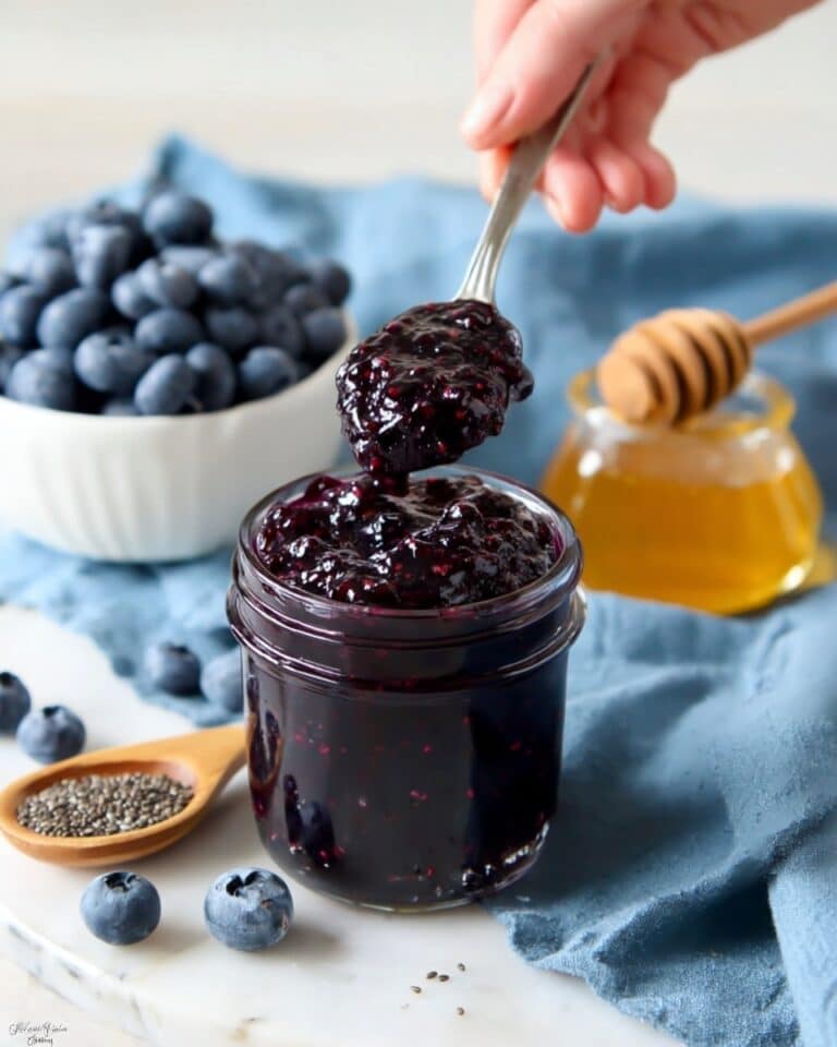 Healthy Blueberry Chia Jam (3-Ingredient Recipe) Recipe