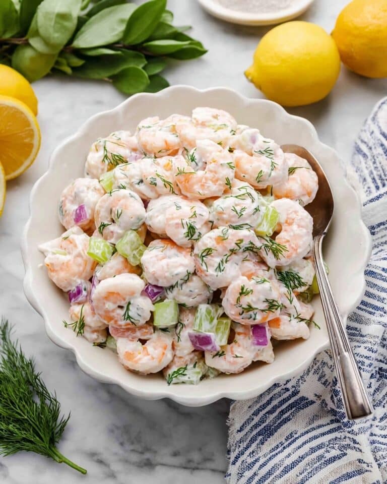 Lemon Dill Shrimp Salad Recipe