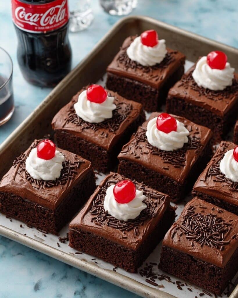 Coca-Cola Cake with Fudge Frosting Recipe
