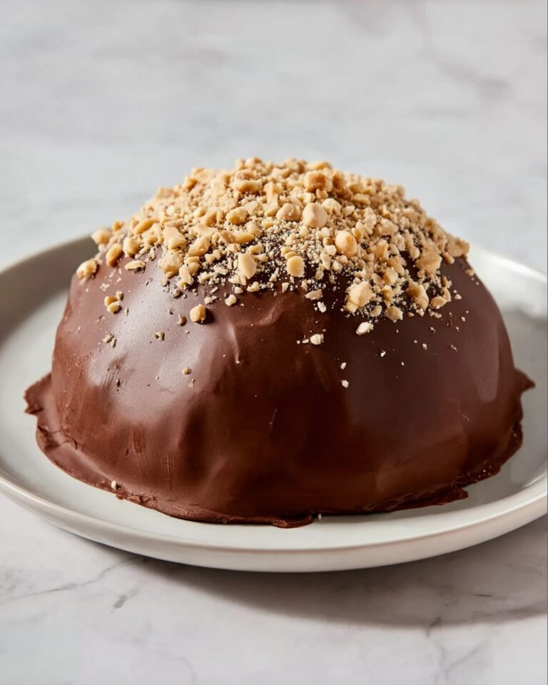Tartufo Ice Cream Dessert with Amarena Cherries and Chocolate Shell Recipe