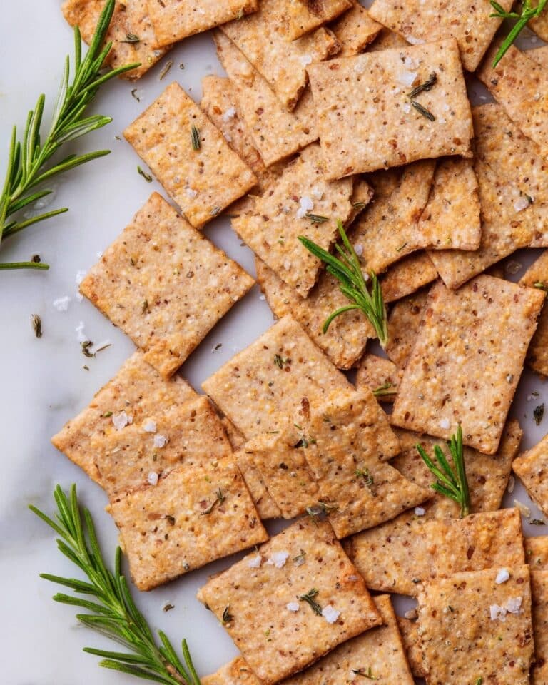 Almond and Flax Seed Crackers Recipe