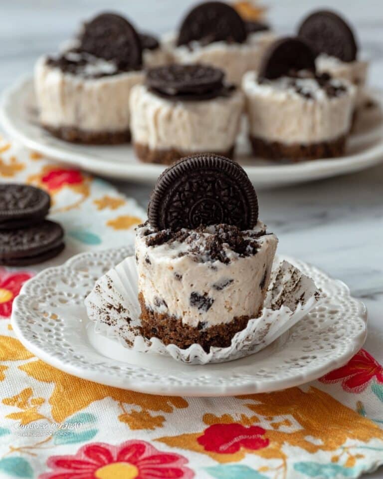 Sugar Free Low Carb Keto Mini Oreo Cheesecakes Recipe