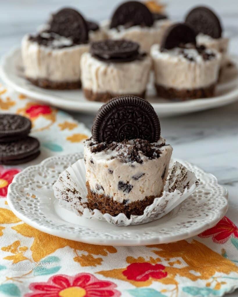 Sugar Free Low Carb Keto Mini Oreo Cheesecakes Recipe