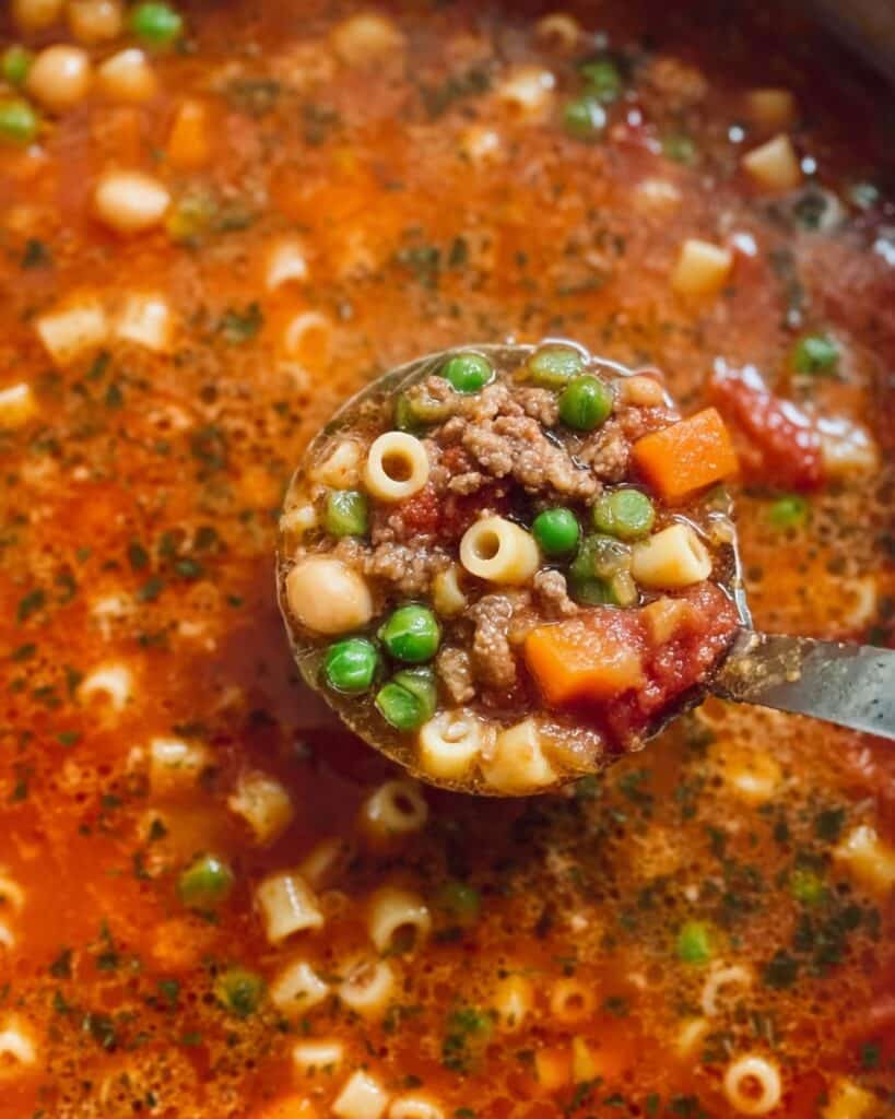 Skillet Sausage Soup Recipe