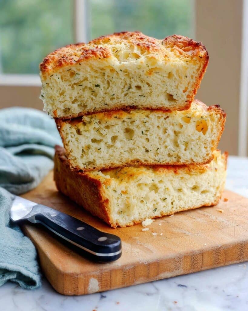 Cheesy Garlic Sourdough Focaccia Recipe