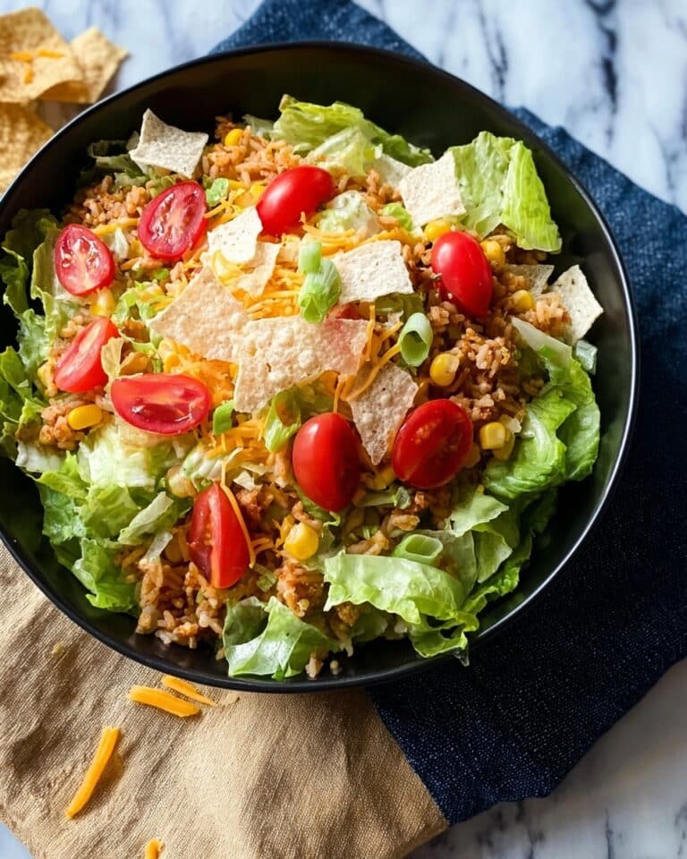 Beef & Rice Taco Casserole Recipe