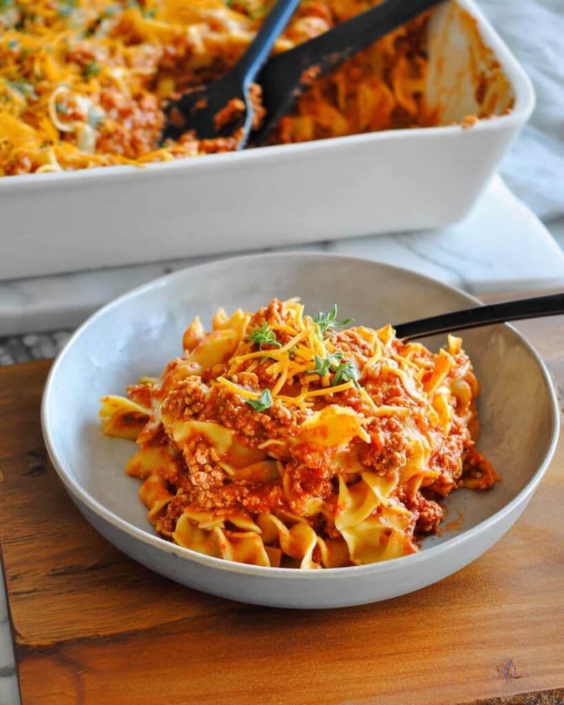 Grandma’s Vegan Hamburger Casserole Recipe