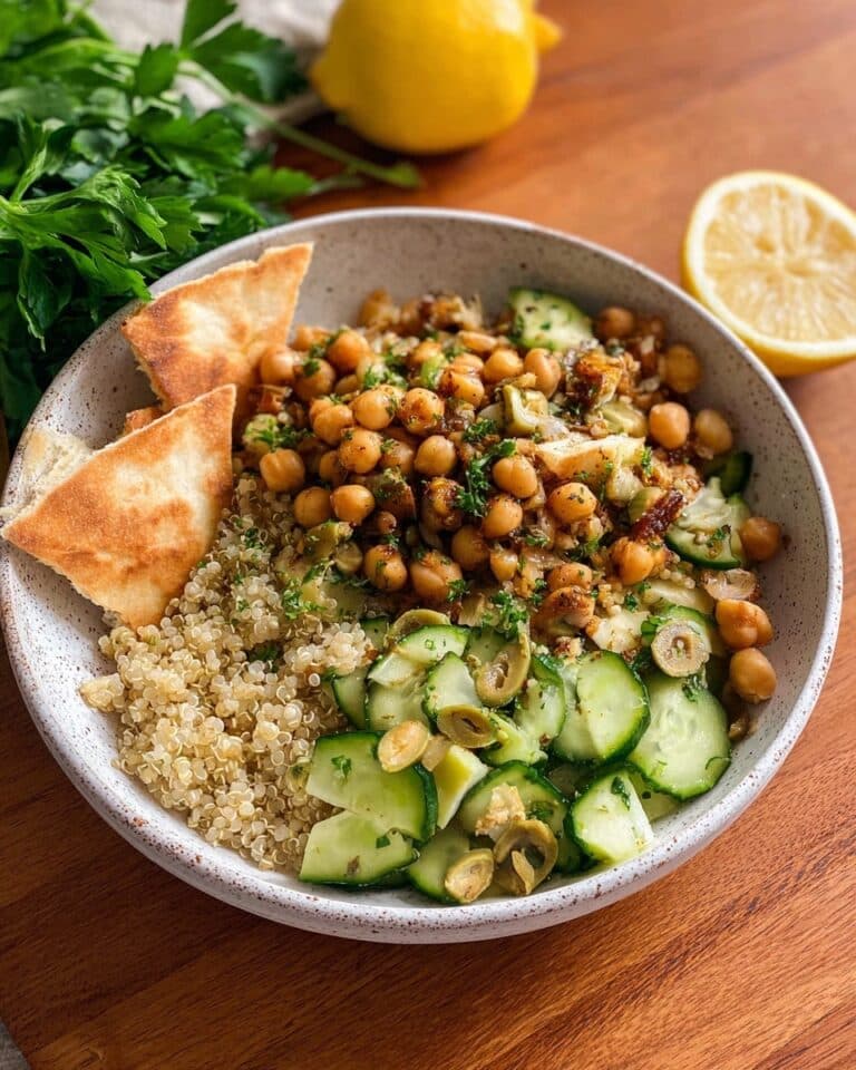 Balsamic Marinated Lentil Chickpea Salad Recipe
