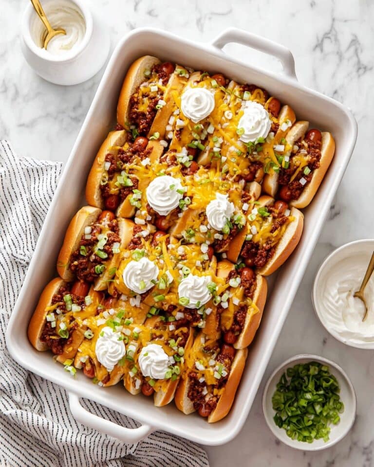 Baked Chili Cheese Dogs Recipe