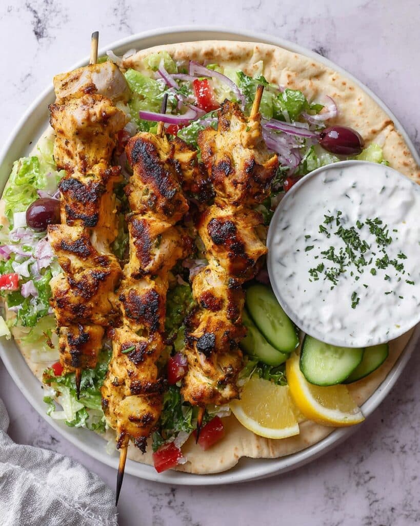 Greek Chicken Souvlaki Recipe