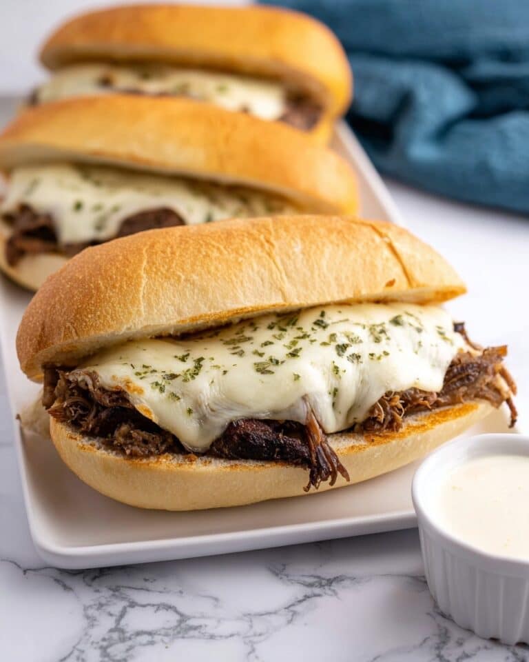 Slow Cooker French Dip Sandwiches with Au Jus Recipe