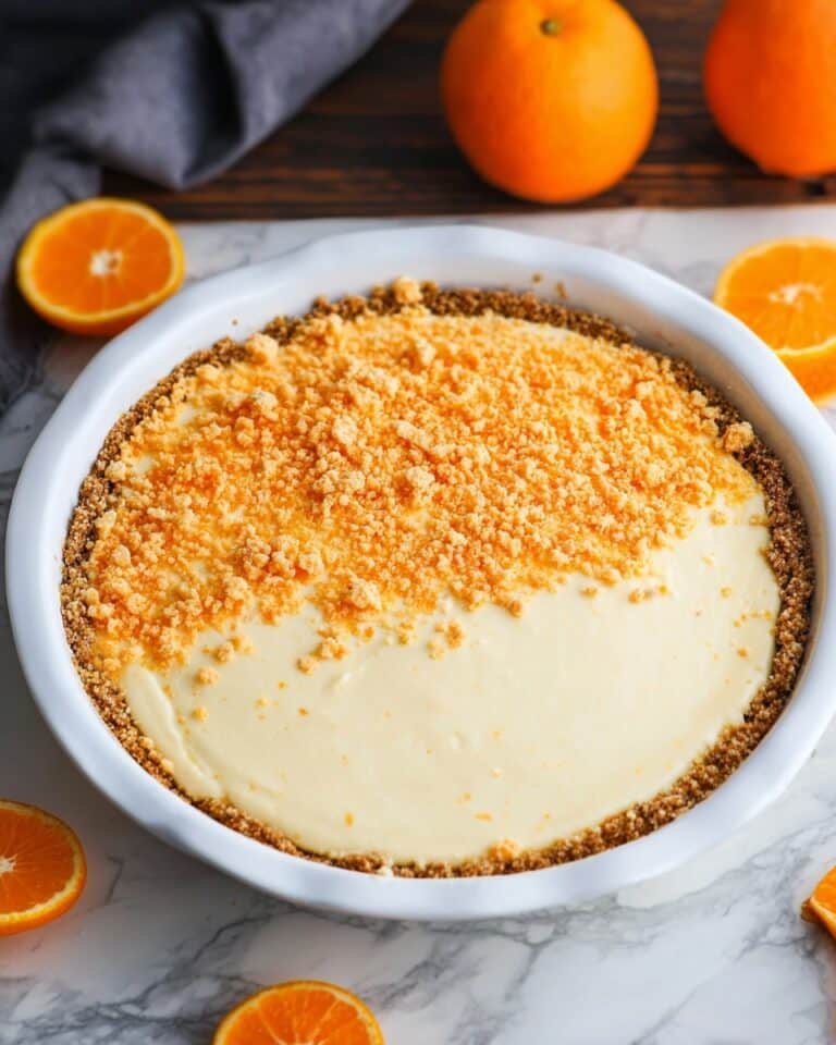 Orange Creamsicle Freezer Pie Recipe