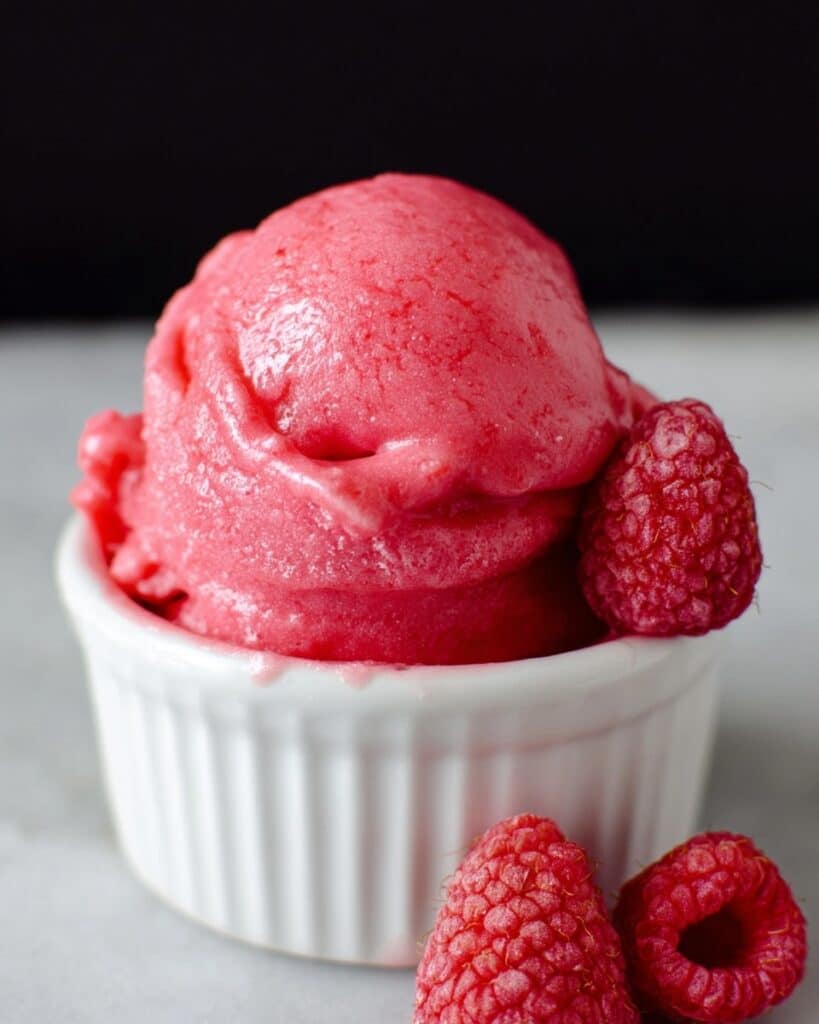 No Churn Easy Fruit Sorbet Recipe