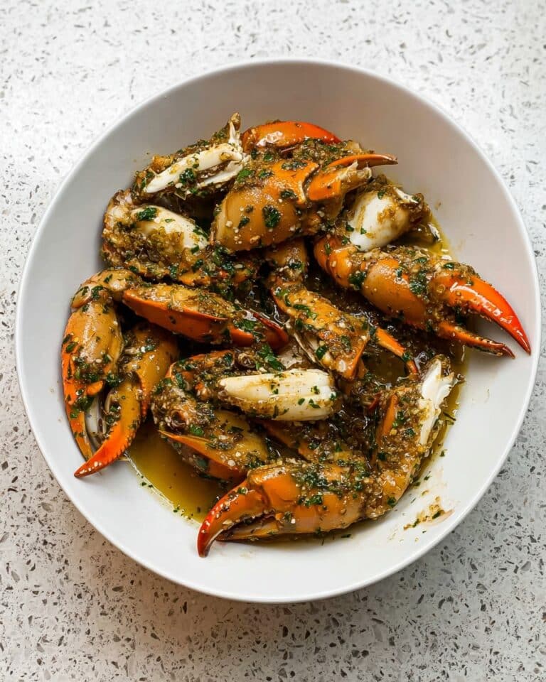 Creole Butter Garlic Crab Claws Recipe