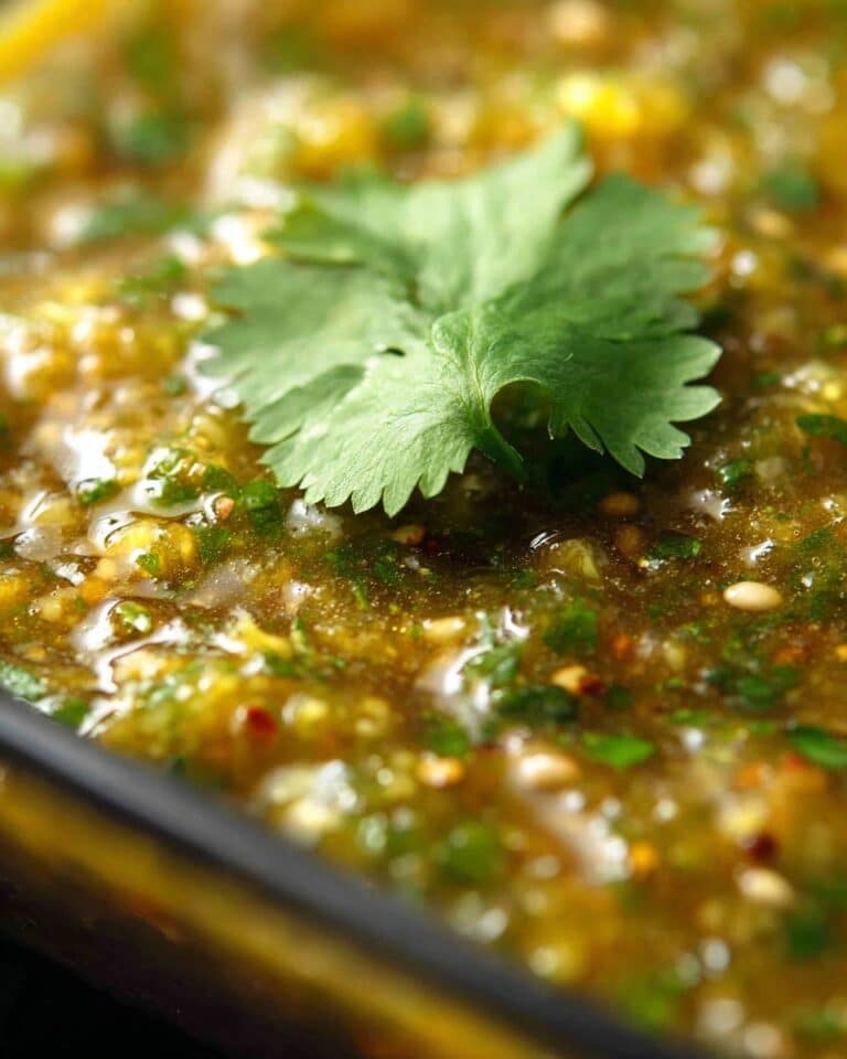 Roasted Tomatillo Salsa Verde Recipe
