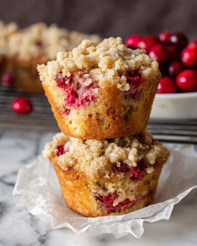 Cranberry Oatmeal Muffins with Orange Streusel Recipe
