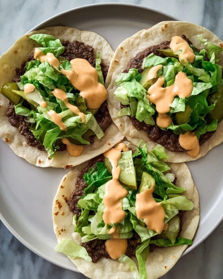 Big Mac Wonton Tacos Recipe