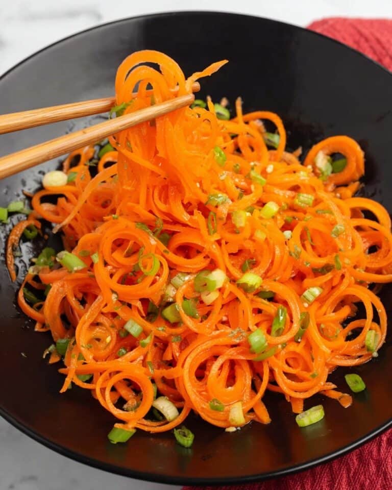 Asian Carrot Salad with Sesame, Soy, and Ginger Recipe