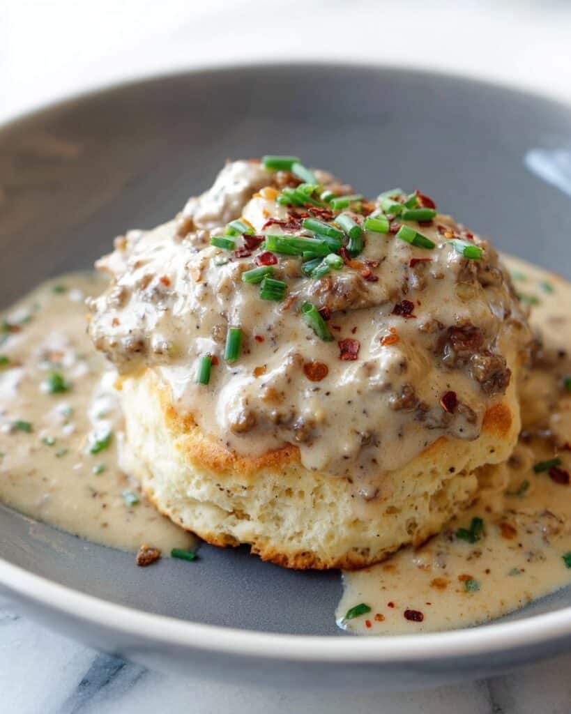 Keto Sausage Gravy Recipe