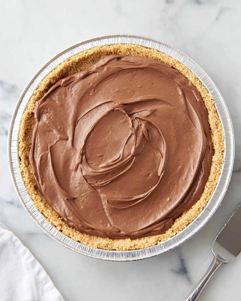 Creamy Vegan Chocolate Pie (4 Ingredients | Nut-free!) Recipe