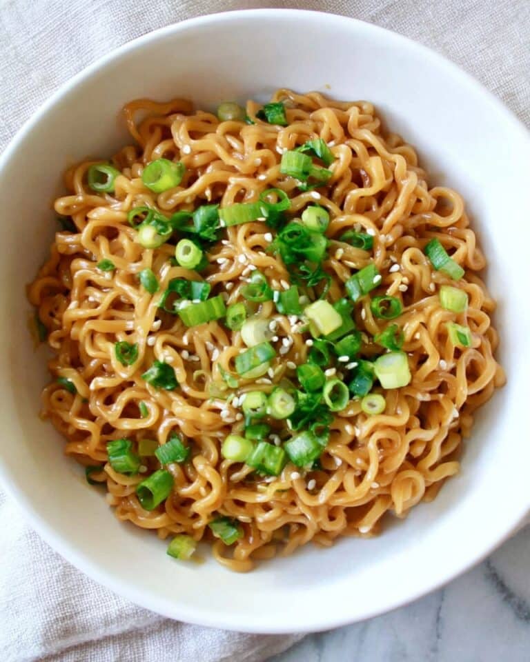 Sesame Peanut Butter Noodles Recipe