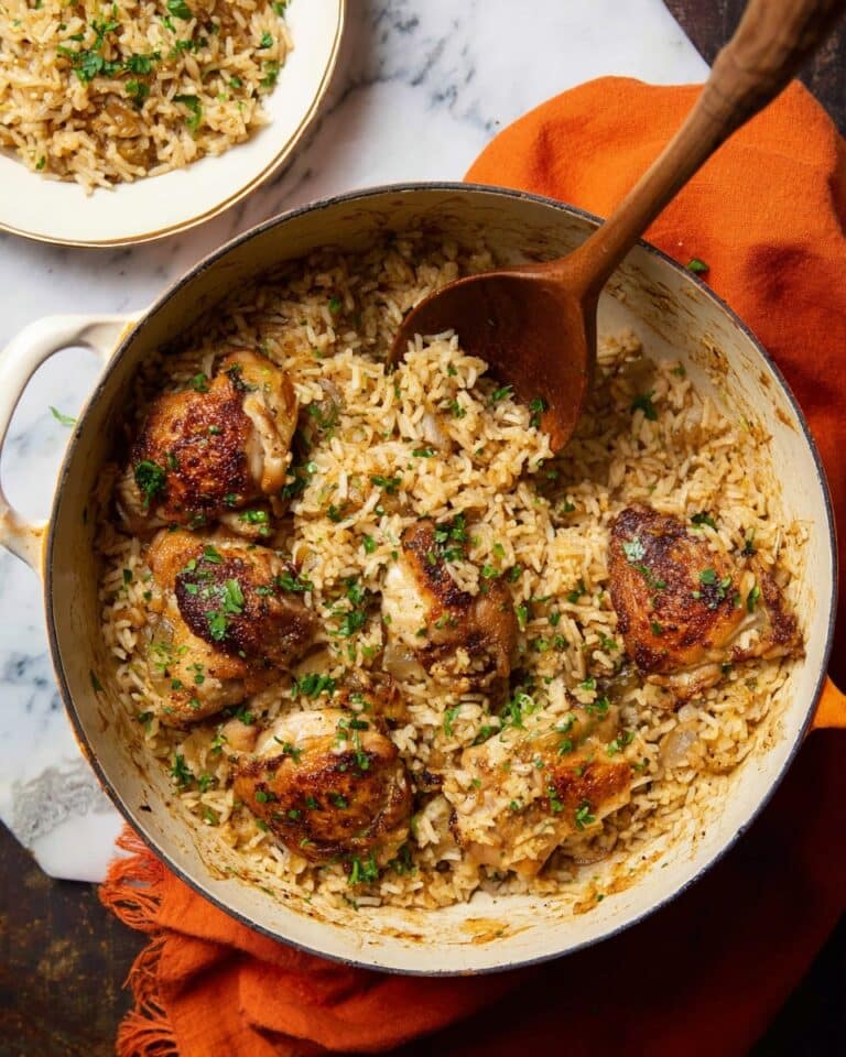 One Pot Chicken and Rice Dinner (Dutch Oven) Recipe