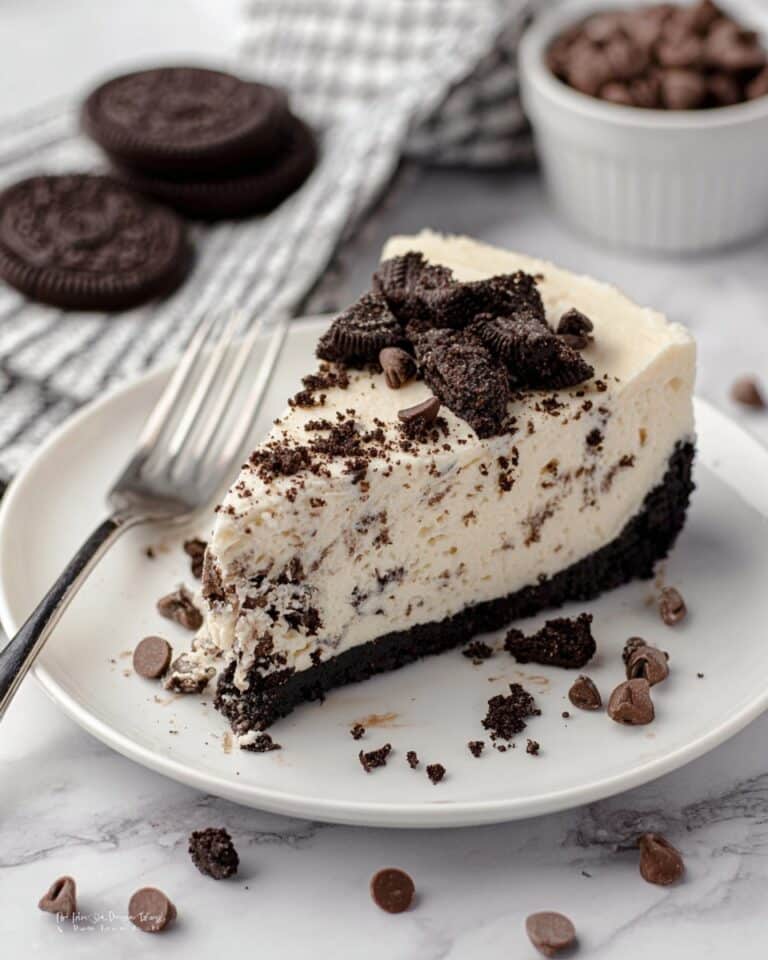 Chocolate Chip Icebox Pie Recipe