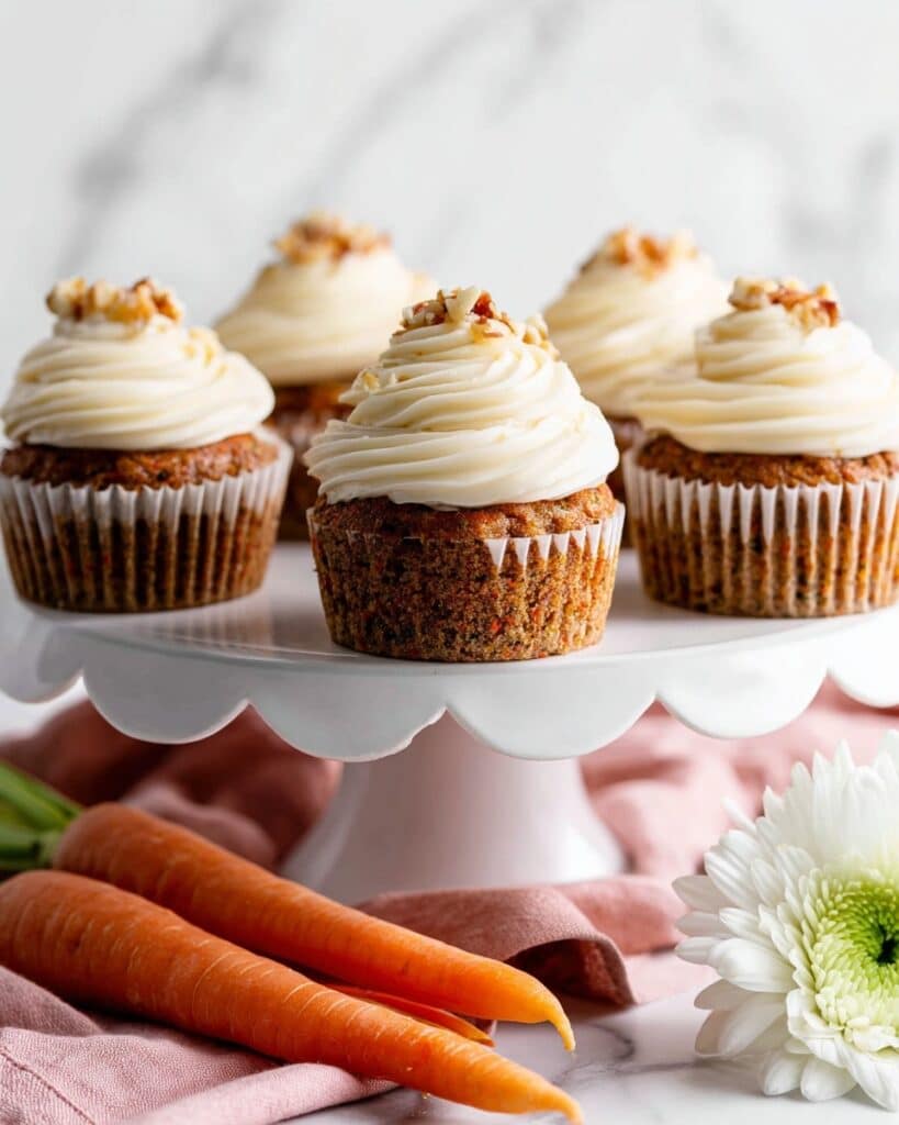 Simply Carrot Cake Cupcakes Recipe