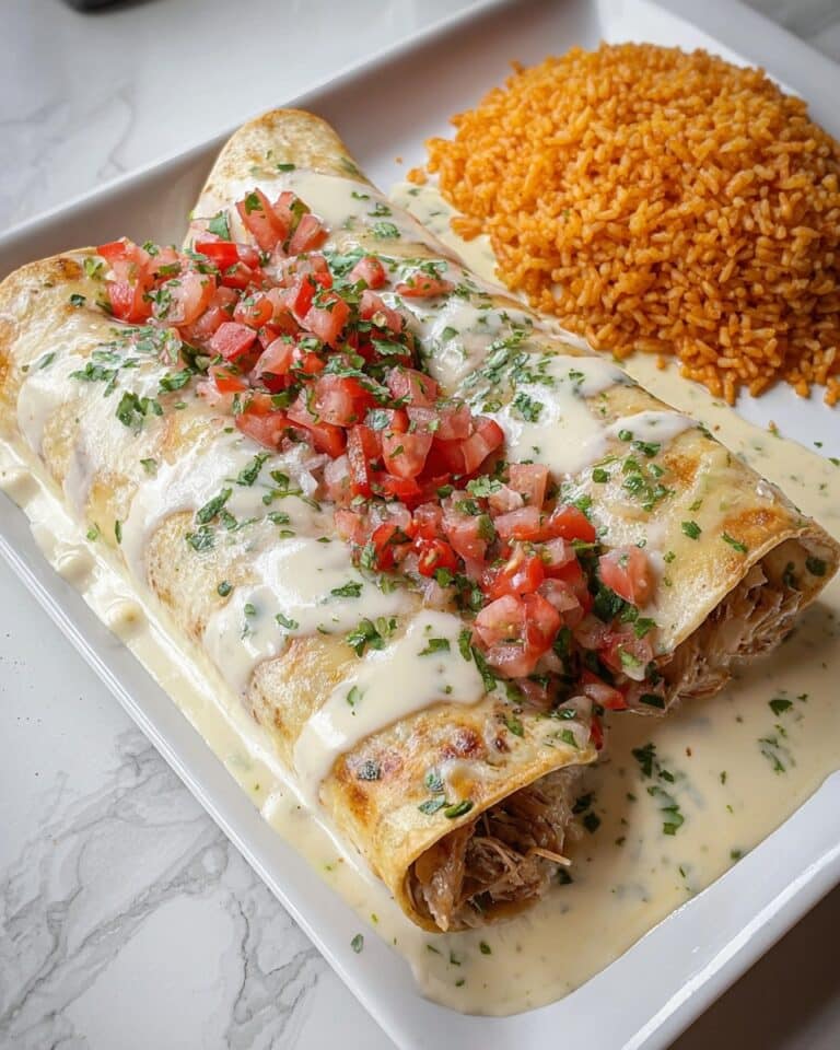 Queso Chicken Enchiladas Recipe