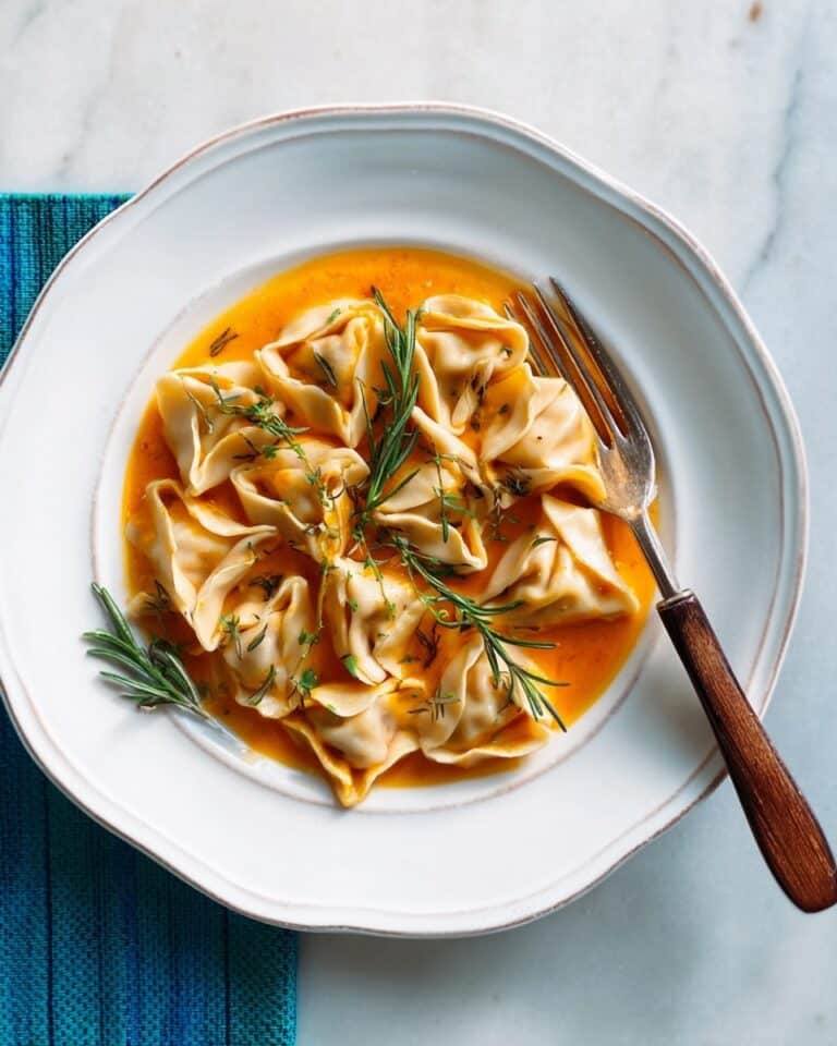 Caramelle: Candy-Shaped Pasta Filled with Winter Squash and Walnut Cream Sauce Recipe