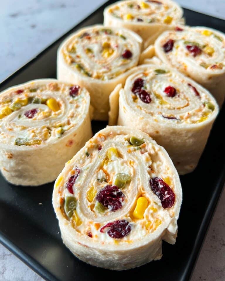Jalapeno Cranberry Pinwheels Recipe