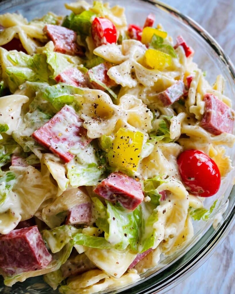 Italian Sub Pasta Salad Recipe