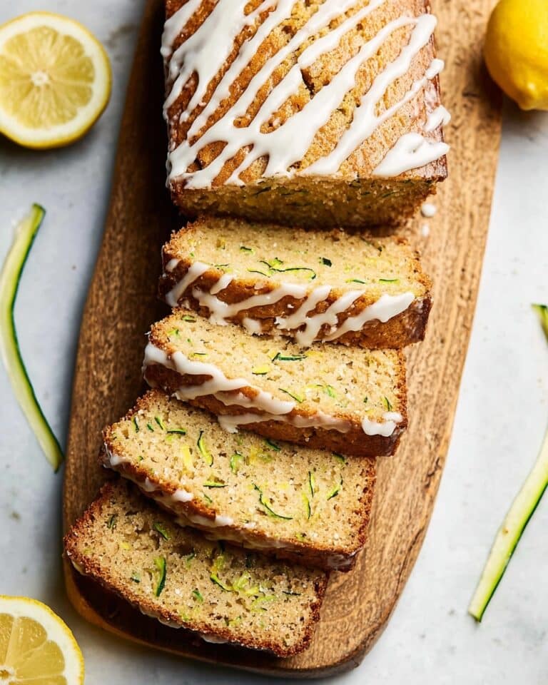 Lemon Zucchini Bread with Lemon Glaze Recipe