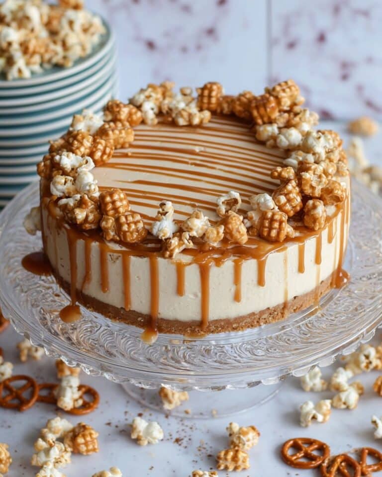 No-Bake Salted Caramel Cheesecake Recipe