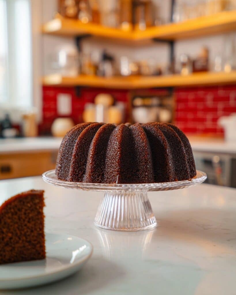 Mom’s Ginger Poke and Pour Cake Recipe